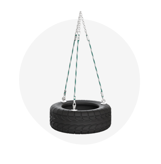 outdoor playsets Tire swing