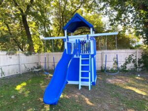 KC-1 clubhouse, perfect space saver swing set